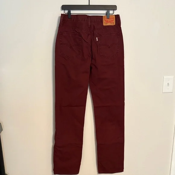 Levi’s 514 Maroon Denim Jeans - Picture 4 of 5